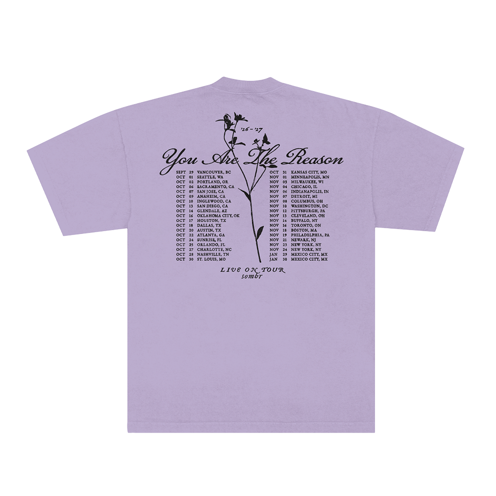 2026 You Are The Reason Dateback Tour Tee - Orchid