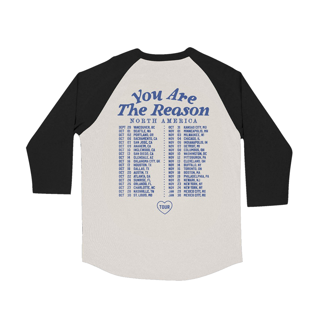 2026 You Are The Reason Raglan Tour Tee